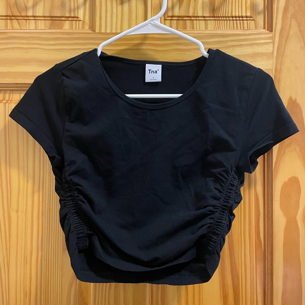ARITZIA TNA BLACK TOP, WORN ONCE, SZ S